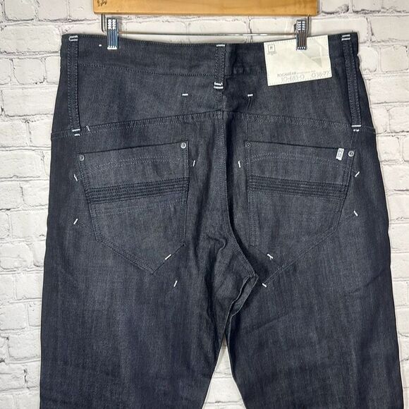 Rocawear Men's Gothic Emo Grunge Regular Fit Skater Jeans 10-683-0 White Label - Picture 6 of 11